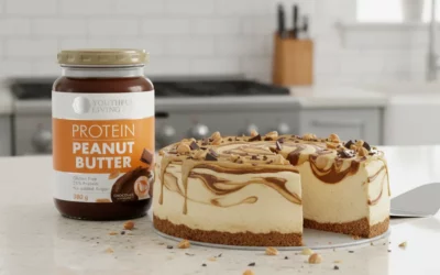 Banting Peanut Butter Swirl Cheese Cake