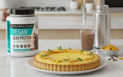 Vegan Protein Mango Tart